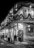 Vertical Embers on Bourbon Street Framed Photos