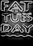 Vertical Fat Tuesday Sign Framed Photos