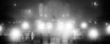 Panoramic A Foggy Jackson Square at Night black and white Photos