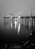 Vertical A Lake Ponchartrain Foggy Sunrise Framed Photos
