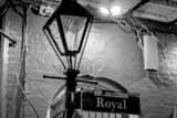 Horizontal A Lamp Post in the French Quarter black and white Photos