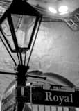 Vertical A Lamp Post in the French Quarter black and white Photos