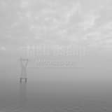 Square High Voltage Wires Cross Lake Ponchartrain black and white Photos