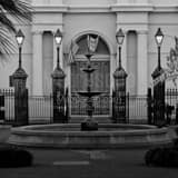 Square Jackson Square Street Lamps black and white Photos