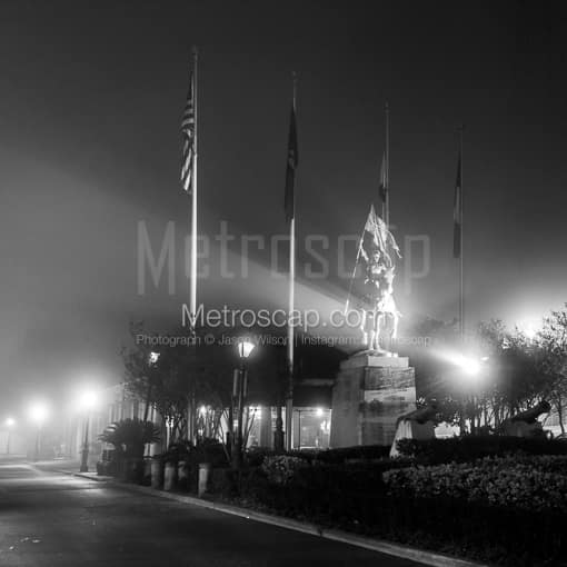 The Joan of Arc Statue in the French Quarter -- New Orleans Black and White Photos