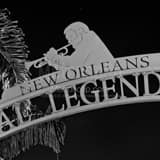 Square New Orleans Musical Legends Park black and white Photos