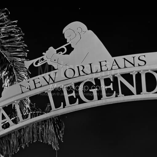 New Orleans Musical Legends Park -- New Orleans Black and White Photos