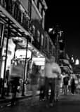 Vertical Bourbon Street at Night Framed Photos
