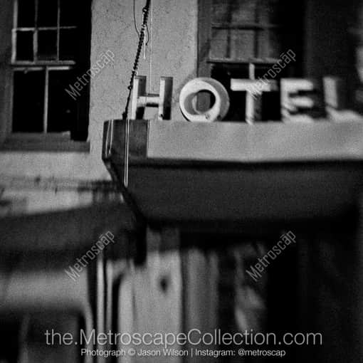 An Old Hotel off St Charles Street -- New Orleans Black and White Photos