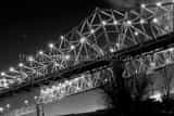 Horizontal The Ponchartrain Expressway Bridges black and white Photos