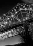 Vertical The Ponchartrain Expressway Bridges black and white Photos