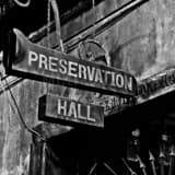 Square Preservation Hall black and white Photos