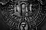 Horizontal St. Charles Place Relief Seal black and white Photos
