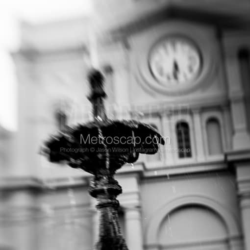 St Louis Cathedral in the French Quarter -- New Orleans Black and White Photos