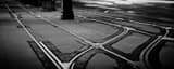 Panoramic Streetcar Tracks on Canal Street Framed Photos