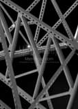 Vertical Support Beams on the Ponchartrain Expressway Bridge black and white Photos