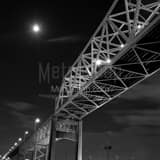 Square US-90 AKA the Westbank Expressway Framed Photos