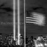 Square The American Flag Flies at Half Mast in Liberty Park on September 11 Photography