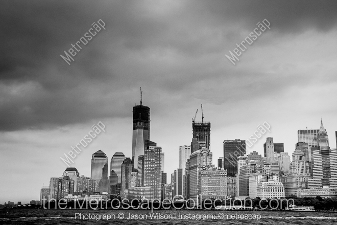 Battery Park and the Manhattan Financial District -- New York City Black and White Photos