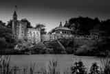 Horizontal The Belvedere Castle in Central Park Framed Photos