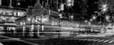 Panoramic Broadway and 72nd Street at Night Photography