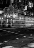 Vertical Broadway and 72nd Street at Night Photography