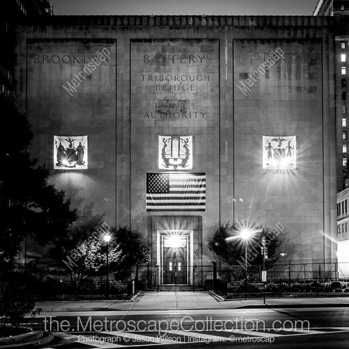 New York City Black and White Photos of The Brooklyn Battery Tunnel and Triborough Bridge Authority The Brooklyn Battery Tunnel and Triborough Bridge Authority -- New York City Black and White Photos