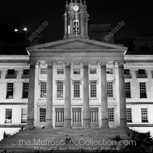 Brooklyn Borough Hall -- New York City Black and White Photography