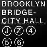 Square Brooklyn Bridge - City Hall Subway Station black and white Pictures