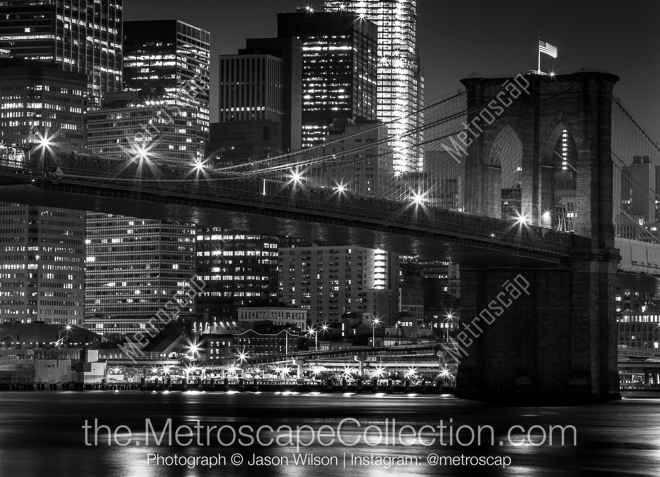 The Brooklyn Bridge -- New York City Black and White Photos
