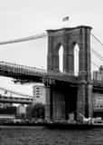Vertical The Brooklyn Bridge in the Afternoon Framed Photos