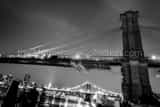 Horizontal The Brooklyn Bridge, Manhattan Bridge and Empire State Building Framed Photos