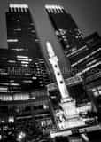 Vertical Columbus Circle at Night Framed Photos