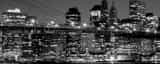 Panoramic Downtown Manhattan Skyline without Brooklyn Bridge Framed Photos