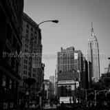 Square The Flatiron District adjacent to Madison Square Park black and white Pictures