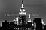 Horizontal New York City Skyline from Nolita Framed Photos