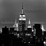 Square New York City Skyline from Nolita Framed Photos