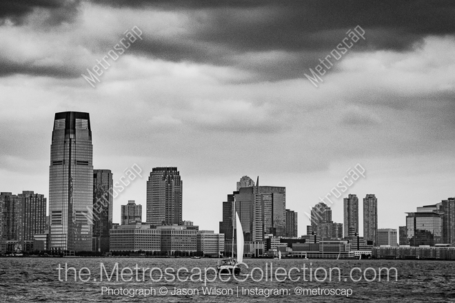 The Goldman Sachs Building in Jersey City -- New York City Black and White Photos