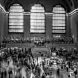 Square Rush Hour in Grand Central Terminal black and white Photos