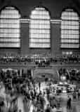 Vertical Rush Hour in Grand Central Terminal black and white Photos