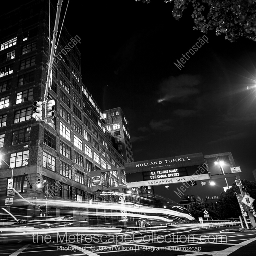 The Holland Tunnel -- New York City Black and White Photography