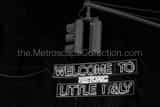 Horizontal Welcome to Little Italy Sign Framed Photos
