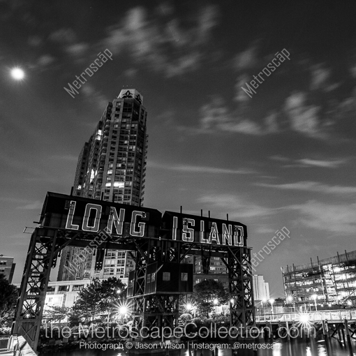 The Long Island Ferry Dock -- New York City Black and White Photography