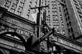 Horizontal The Manhattan Borough Building at Centre and Chambers Framed Photos