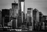 Horizontal The Manhattan Financial District Framed Photos