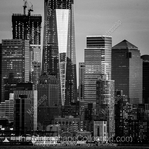 The Manhattan Financial District -- New York City Black and White Photography