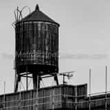 Square A Manhattan Water Tank black and white Pictures