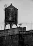 Vertical A Manhattan Water Tank black and white Pictures