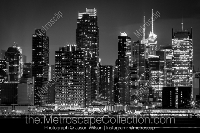 Midtown Manhattan Skyline -- New York City Black and White Photos