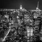 Square The Midtown New York City Skyline at Night Photography